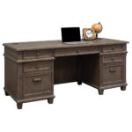 Tris=003 Monroe Collection Double Pedestal Desk