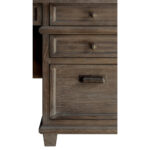 Tris=003 Monroe Collection Double Pedestal Desk - Image 8