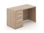 Single pedestal rectangular desk - Image 3
