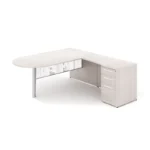 L016 - Desk L Shape with bullet end desk - Image 4