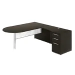 L016 - Desk L Shape with bullet end desk - Image 6