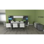 Sling 8' conference table - GRIGIO