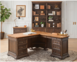 Tris=036 Westwood Collection Right Hand Facing Pedestal L- Desk - Image 3