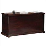 OfficeSource Markle Collection Space Saver Double Pedestal Desk - Image 6