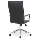 Tris=038 Ridge Collection Executive High Back Task Chair w/Chrome Frame and Ribbed Back - Image 3
