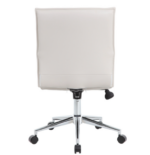 Tris=039 Ridge Collection Executive Mid Back Armless Ribbed Back, Task Chair - Image 3