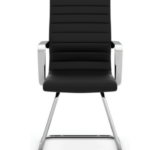 Sled Base Guest Chair with Chrome Frame