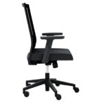 OfficeSource | Oslo | Mid Back Mesh Task Chair with Adjustable Arms - Image 2