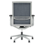 OfficeSource | Oslo | Mid Back Mesh Task Chair with Adjustable Arms - Image 3