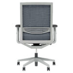OfficeSource | Oslo | Mid Back Mesh Task Chair with Adjustable Arms - Image 3