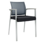 Oslo Guest Mesh Back Stacking Side Chair - Image 6