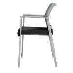 Oslo Guest Mesh Back Stacking Side Chair - Image 2