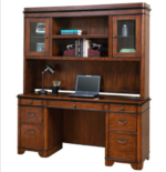 Tris=040 Sutton Collection Double Pedestal Desk - Image 4