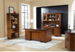 Tris=040 Sutton Collection Double Pedestal Desk - Image 3