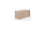 Rectangular desk shell - Straight laminate modesty panel - Image 4
