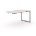 O Leg return 24"Wx72"Lx29"H - Blanc de Gris
