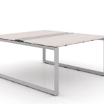 Double Veloce Station 57"Dx48"Wx29"H-Blanc de Gris