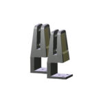 End of run undermounting clip