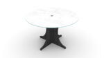 42" Round Glass Conference Table - Image 5