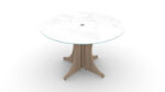 42" Round Glass Conference Table - Image 2