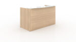 Reception desk shell – White glass transactional top - Image 5