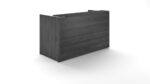 Reception desk shell – Laminate transactional top - Image 4