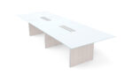 Deluxe 12' Glass Top Conference table