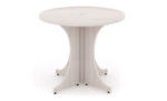 36" round laminate conference table - Image 2
