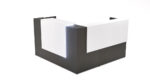 Single Station Left Handed Reception with Rectangular Laminate Top, Return and Front Overlay Conversions Noce - Image 7
