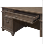 Tris=033 Monroe Collection Double Pedestal Desk - Image 5