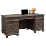 Monroe Collection | Double Pedestal Desk