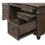 Monroe Collection | Double Pedestal Desk - Image 5