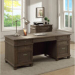 Monroe Collection | Double Pedestal Desk - Image 3