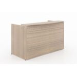 Reception desk shell – Laminate Floated transactional top - Image 4