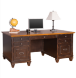 Tris=031 Refined Collection Double Pedestal Desk