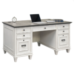 Tris=031 Refined Collection Double Pedestal Desk - Image 5