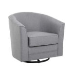 Round Collection Swivel Club Chair - Image 5