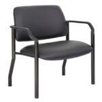 OS Big & Tall Collection Guest Chair with Arms and Black Frame - Image 4