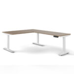 Elevare L Height‑Adjustable WHITE Frame