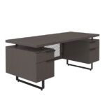 Palisades Collection | Double Pedestal Desk - 72" x 30"