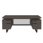 Palisades Collection | Double Pedestal Desk - 72" x 30" - Image 3