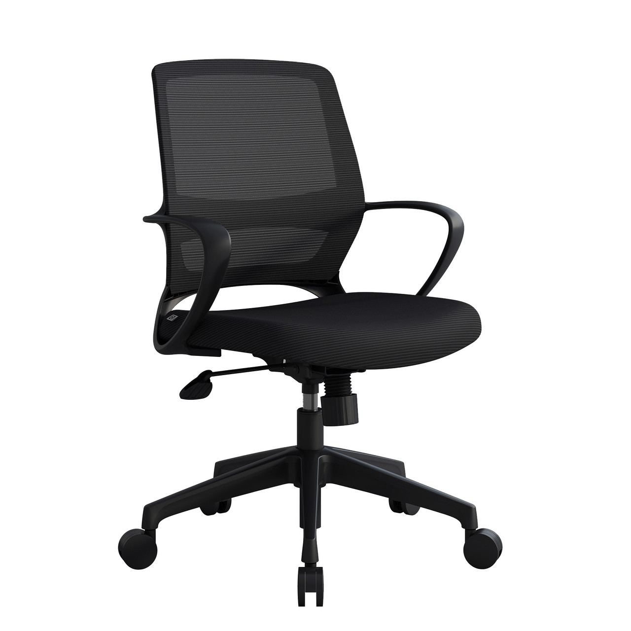 ostw8003-01__00617.jpg OfficeSource | Orion | Mesh Back Conference Chair with Black Frame - Image 1