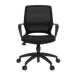 OfficeSource | Orion | Mesh Back Conference Chair with Black Frame - Image 2