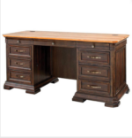 Tris=035  Westwood Collection Double Pedestal Desk - Image 2