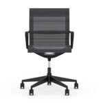 OfficeSource | Franklin Collection | Mesh Swivel Chair with Black Frame - Image 3