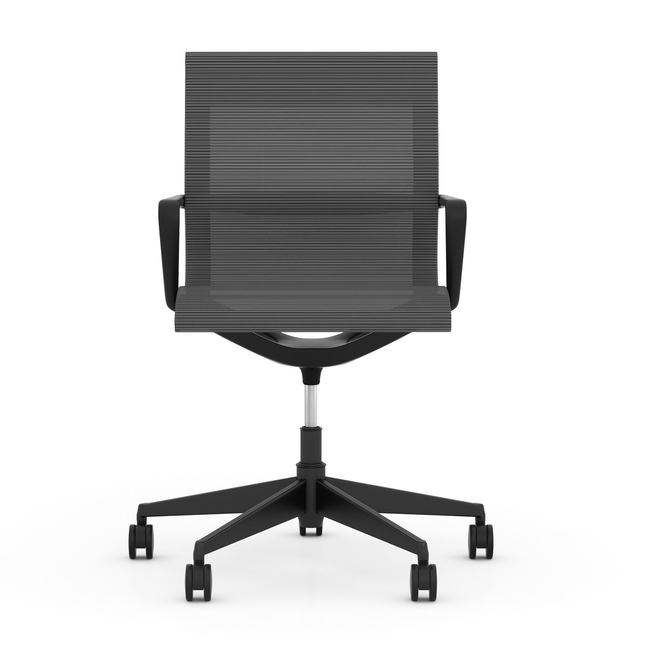 per-21621msi-08__02033.jpg OfficeSource | Franklin Collection | Mesh Swivel Chair with Black Frame - Image 1