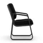 Value Collection | Sled Base Guest Chair with Black Frame - Image 3