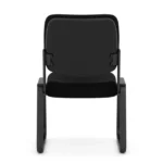 Value Collection | Armless, Sled Base Guest Chair with Black Frame - Image 4