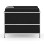 Madison Collection Club Chair with Chrome Exposed Frame - Image 3