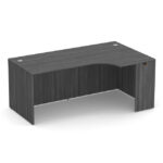 Laminate | Credenza with Right Corner Extension - 66''W - Image 9
